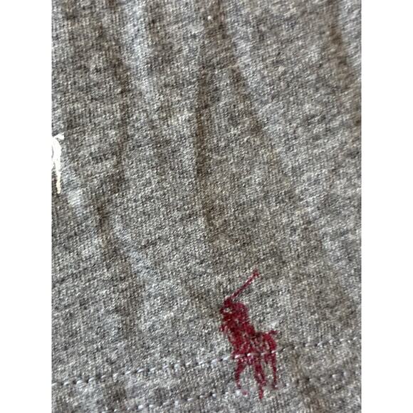 Polo Ralph Lauren Mens Med 100% Cotton Gray Sleep Shorts AOP Pony Logo MSRP $50 - Picture 7 of 11